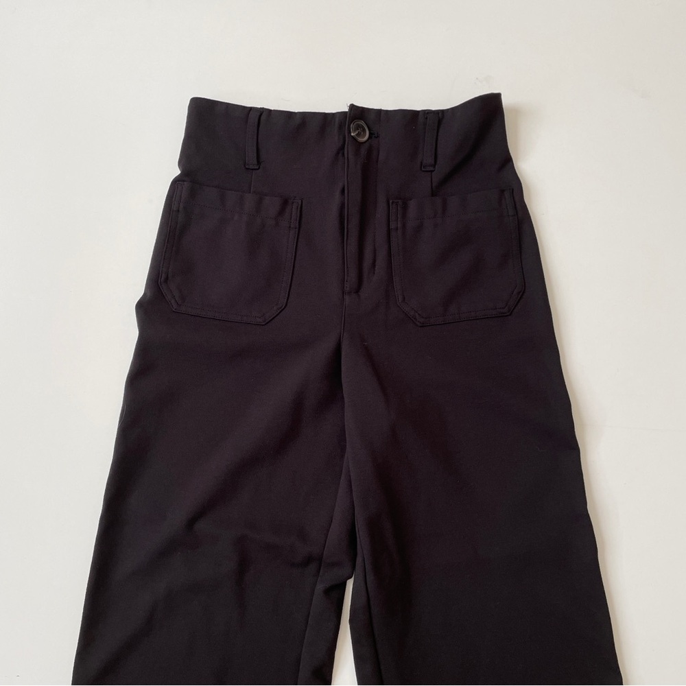 NWOT Women's LC Lauren Conrad Super High Rise Wildflower Wide Leg Crop Pants - Picture 4 of 12